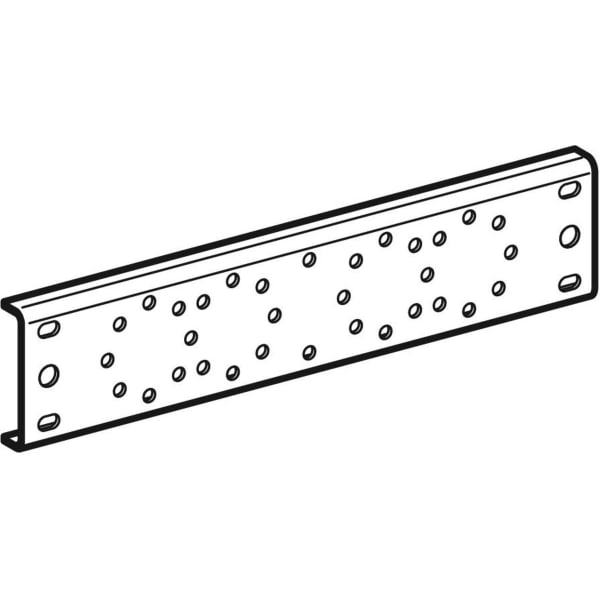 Geberit Vertriebs - Montageplatte gerade zweifach Anschlussdistanz 7,65cm oder 15,3cm