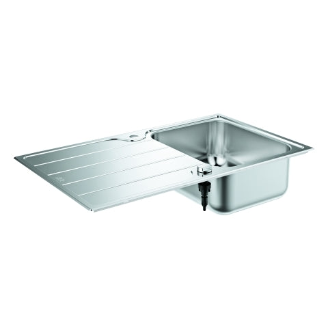 Grohe - Edelstahlspüle K500 31571_1 mit 1 Becken Abtropffläche 860x500mm