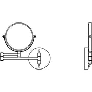 Ideal Standard - Kosmetikspiegel IOM Chrom