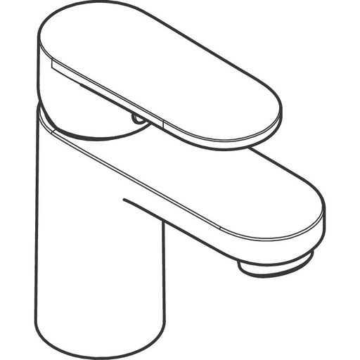 Hansgrohe - Waschtischmischer 70 VERNIS Blend ohne Ablaufgarnitur mattschwarz