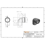 Gebr. Ostendorf - Safe Bogen DN/OD78 87Grad