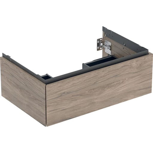 Geberit Vertriebs - ONE Unterschrank für WT/-Platte 1 Schubl., 74x26,6x47cm, Nussb.hickory