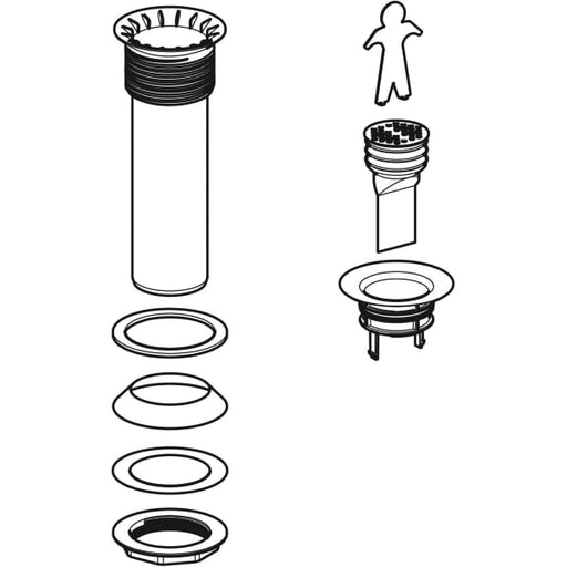 Geberit Vertriebs - Set Ablaufgarnitur für wasserlose Urinale
