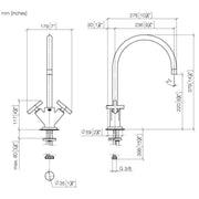 Dornbracht - Einlocharmatur TARA 22815892 chrom