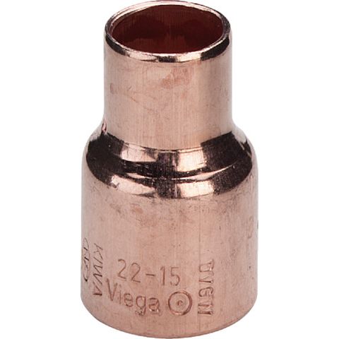 Viega - Muffe reduziert 95240 10x8mm Kupfer