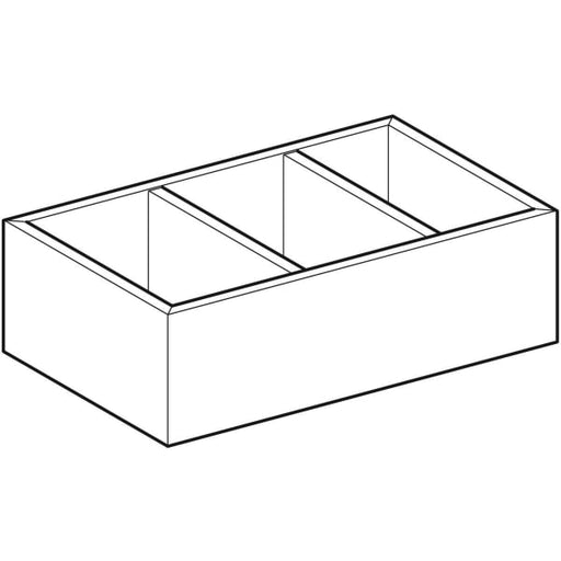 Geberit Vertriebs - Smyle Square Schubladeneinsatz H-Unterteilung, 32,3x9,8x20cm, lava