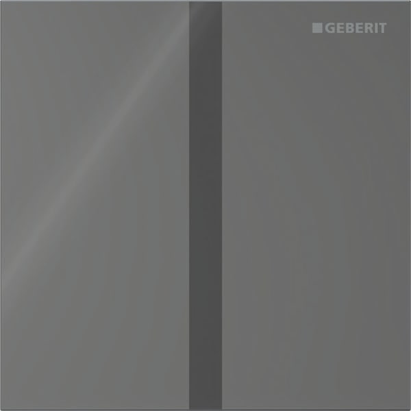 Geberit Vertriebs - Typ 40 UR-Strg. m. elektron. Sp-Ausl. Netz.-Betr., Square, Glas, Lava