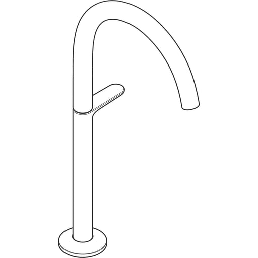 Hansgrohe - Waschtischmischer Select 260 AXOR One f.Waschschüsseln m.Push-Open mattschwarz
