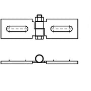 Walraven - Gelenkverb. STRUT BUP lang/lang 80x80mm