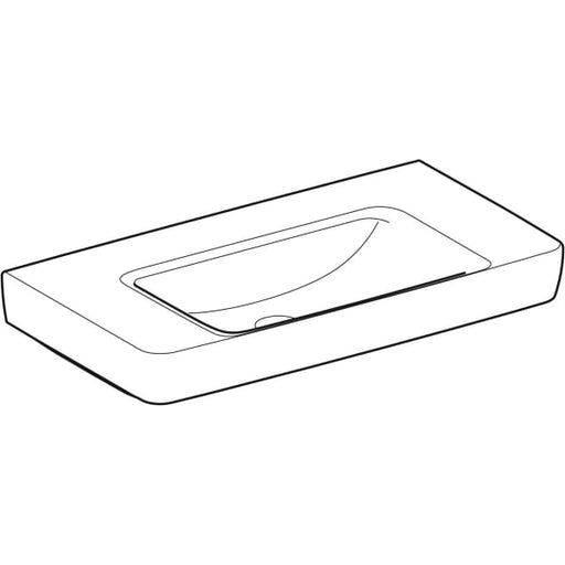 Geberit Vertriebs - RENOVA Plan WT mit Ablagefl., 90x48cm o. Hl., o. Ül., weiß, NEU