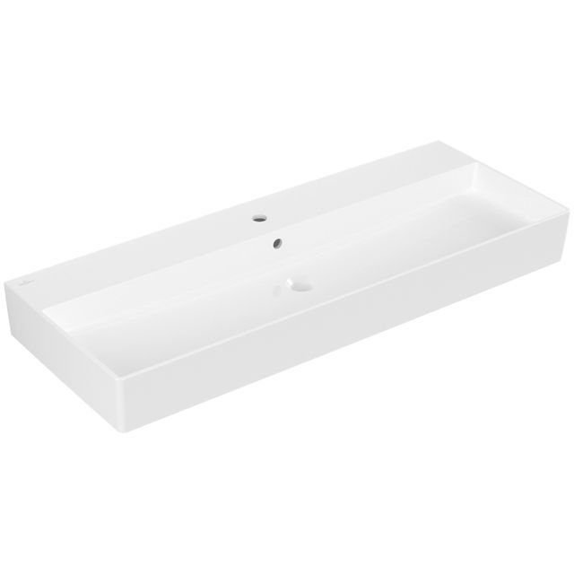 VILLEROY & BOCH - WT Memento 2.0 1200x470mm re-eckig 1HL. m. ÜL. geschliffen Weiß Alpin