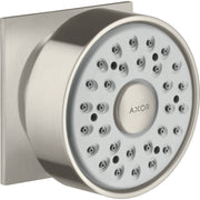 Hansgrohe - Seitenbrause 28469800 edelstahl-optik m.eckig.Rosette