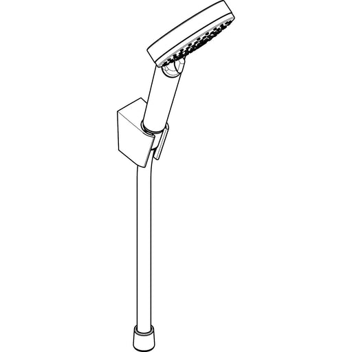 Hansgrohe - Brausenset CROMETTA Vario/Porter weiß/chrom Brauseschlauch 1600mm