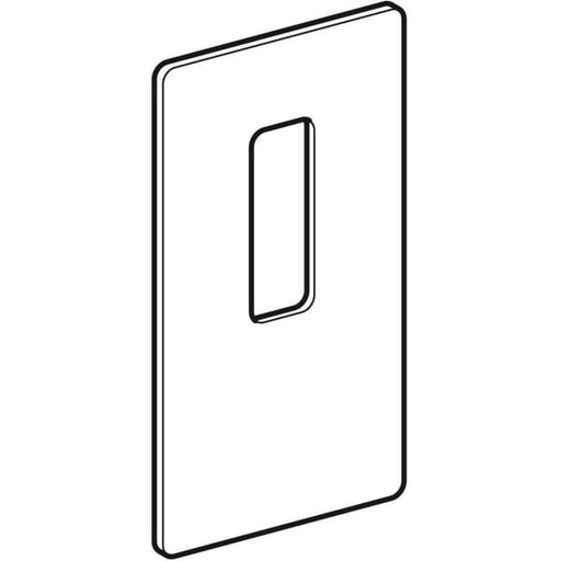 Geberit Vertriebs - Serviceöffnung für Wandarmaturen Monolith Sanitärmodul für WT Glas weiß