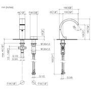 Dornbracht - WT-2-Lochbatt. o.Ablgarn. CYO 29217811 chrom