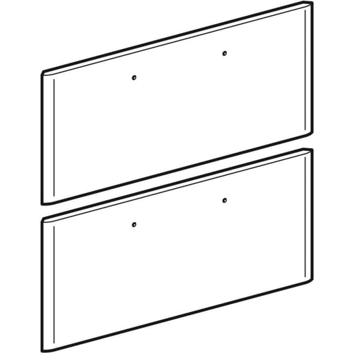 Geberit Vertriebs - Schubladenfront grau zu it! WTU 819101