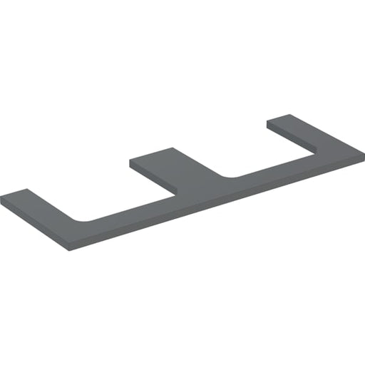 Geberit Vertriebs - ONE WT-Platte, Aus re/li, für AWT 135x3x47cm, lava matt