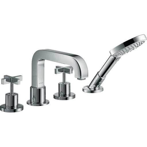 Hansgrohe - 4-Loch Wannenarmatur AXOR CITTERIO 39445000 Fertigset chrom m.Kreuzgriff