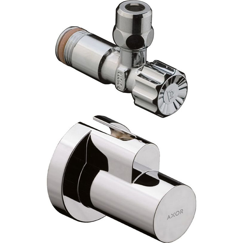 Hansgrohe - Eckventil AXOR chrom mit Schuber und Quetschverschraubung