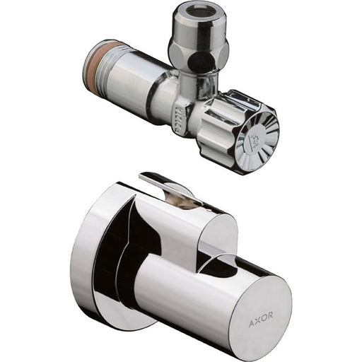 Hansgrohe - Eckventil AXOR chrom mit Schuber und Quetschverschraubung