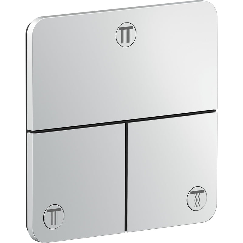 Hansgrohe - Absperrventil UP Axor ShowerSelect ID Fertigset 3 Verbraucher softsquare chr