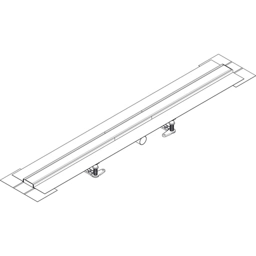 Hansgrohe - Komplettset RainDrain Compact 1200mm f.flache Installation BST