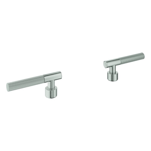 Grohe - Hebelgriffe Atrio Private C. 48646 Rändelstruktur supersteel