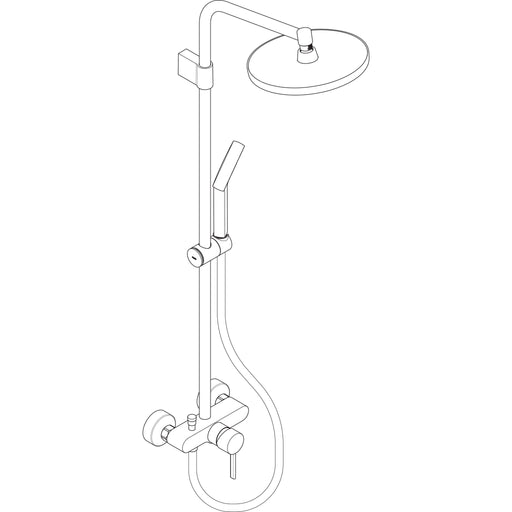 Hansgrohe - Activera S Showerpipe 240 1j EcoSmart mit Einhebelmischer chrom