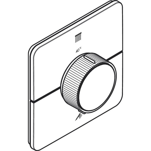 Hansgrohe - Thermostat UP Axor ShowerSelect ID Fertigset 2 Verbraucher softsquare chrom
