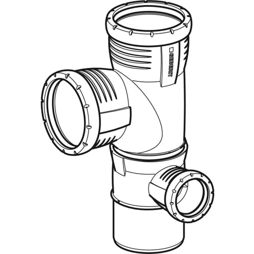 Geberit Vertriebs - Silent-Pro Kombibogeneckabzweig 87,5Gr d110/90/50 rechts