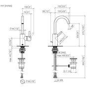 Dornbracht - WT-EHM mit Ablaufgarnitur META 33510661 chrom