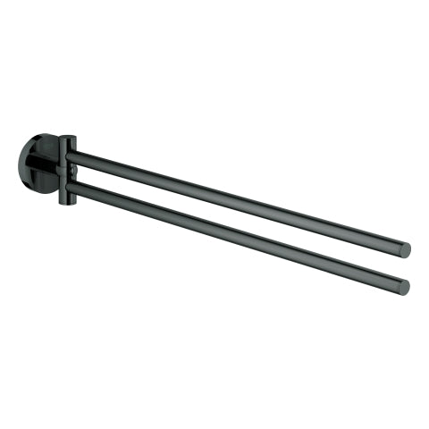 Grohe - Handtuchhalter ESSENTIALS 40371 2-armig 450mm hard graphite