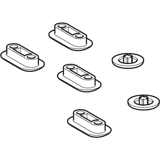 Geberit Vertriebs - Set Puffer für WC-Sitzring und WC-Deckel für AQUACLEAN Sela