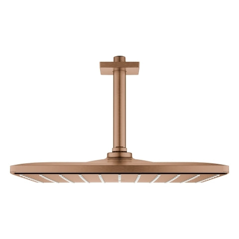 Grohe - Kopfbrauseset RAINSHOWER 310 Mono Cube 26566 DA 9,5l warm sunset gebürstet