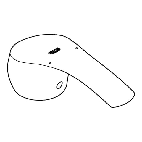 Grohe - Hebel 46897 Metall supersteel
