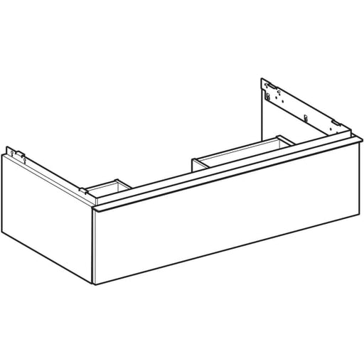 Geberit Vertriebs - iCon Unterschrank für WT, 1 Schubl. 88,8x24,7x47,6cm, weiß matt
