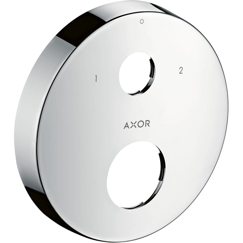 Hansgrohe - Verlängerungsrosette AXOR rund 2-Loch 0-1-2 brushed nickel