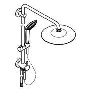 Grohe - Duschsystem EUPHORIA 260 27421 mit Umstellung 9,5l/min chrom