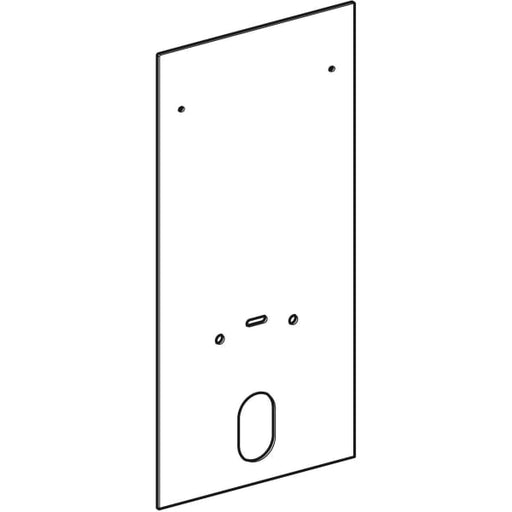 Geberit Vertriebs - Frontverkleidung zu Monolith Sanitär- modul für Wandbidet 101cm Glas weiß