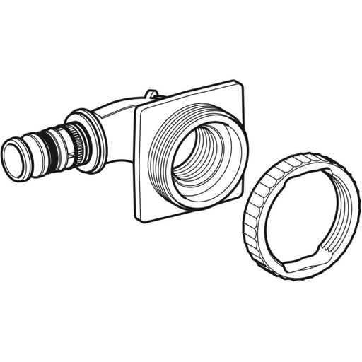 Geberit - Mepla Anschlusswinkel 90Gr für UP-SPK d16-Rp1/2