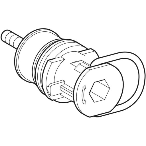 Geberit Vertriebs - Filterhalter mit Drosselschraube UR-Strg. mit elektronischer Sp-Ausl