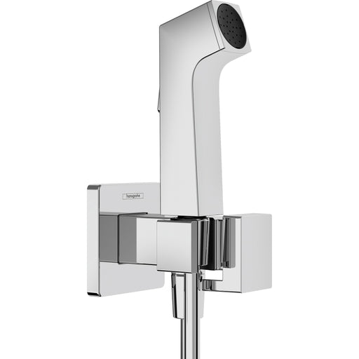 Hansgrohe - Handbrause Bidette E f.Warmwasser m. Schlauch 1250mm und Porter chrom