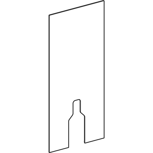 Geberit Vertriebs - Frontverkleidung zu Monolith Sanitär- modul für Stand-WC 114cm Glas sand