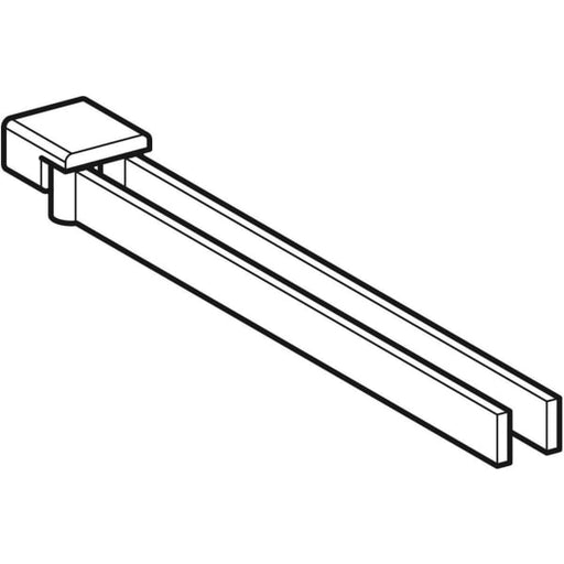 Geberit Vertriebs - Monolith Doppelhandtuchhalter L: 31cm hochglanz-verchromt