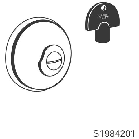 Grohe - Fertigset für UP-Ventil 19842 chrom