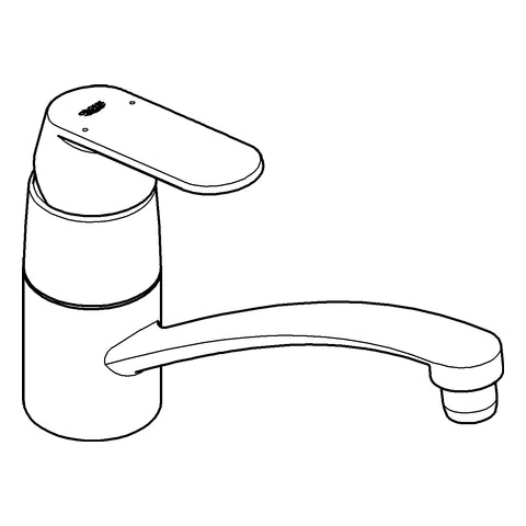 Grohe - Spültisch EHM EUROSMART C 31170 lacher Auslauf Fenster-Montage chrom