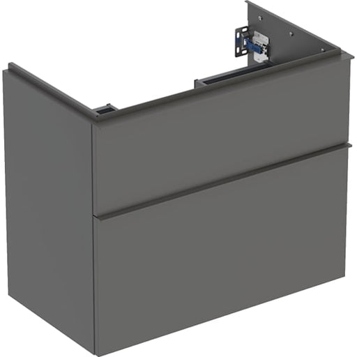 Geberit Vertriebs - iCon Unterschrank f. WT, verk. Ausld. 74x61,5x41,6cm, 2 Schubl., lava
