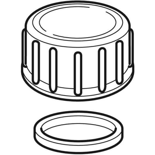 Geberit Vertriebs - PE Verschlusskappe Rg110x1/4 367.781.16.1