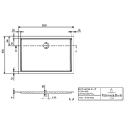 VILLEROY & BOCH - Brausewanne FUTURION FLAT UDQ1280FFL2 1200x800x17 Quaryl weiß