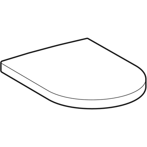 Geberit Vertriebs - WC-Sitz ICON mit Absenkautomatik, Quick Release, weiß